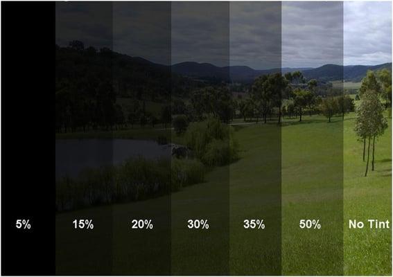 Window Tint Chart