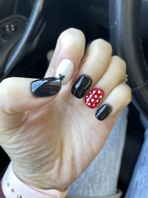 Cute Disney nails!