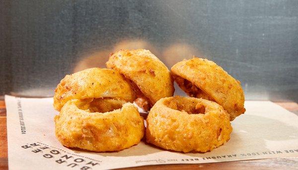 Thick Cut in house and hand battered to perfection. Best Onion Rings you'll ever taste!