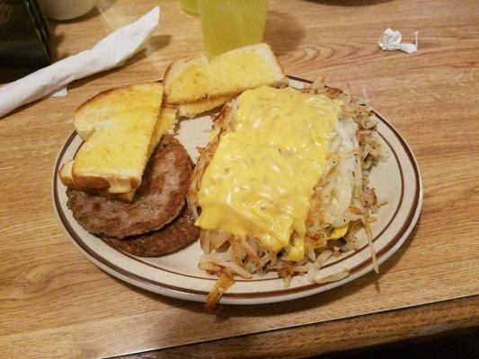 Stuffed hashbrowns!