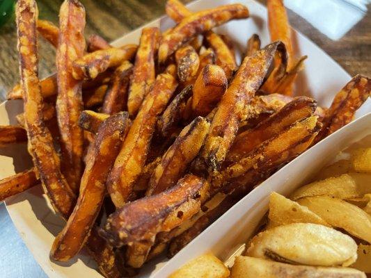 Sweet Potato Fries - Pretty damn good!