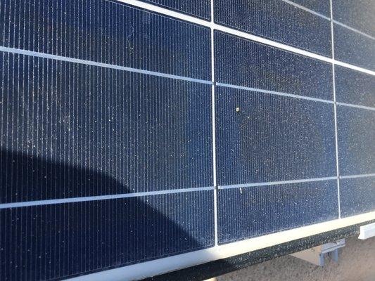 Paint on solar panels