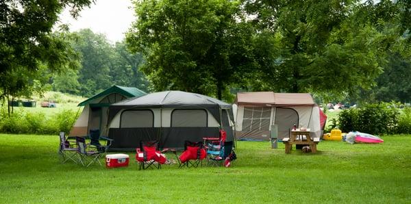 Amazing tent sites for groups!