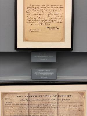 Presidential Papers Exhibit at Arrivals/Baggage Claim