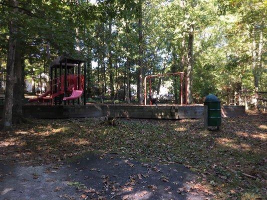 Playground in the shade