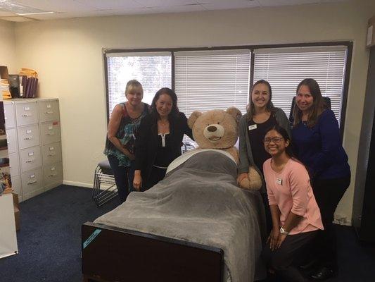 Our Caregivers and staff during a training session