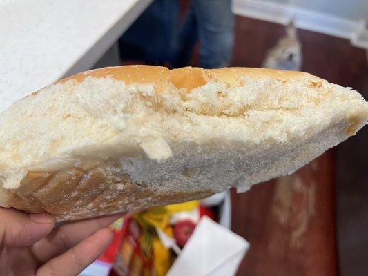 Moldy bread a day after purchase.