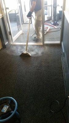 Commercial carpet cleaning