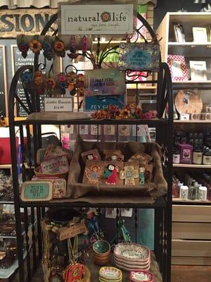 Now selling Natural Life products including cute key chains, visor clips, trinket trays and more!