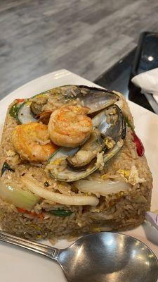 Spicy Seafood Fried Rice