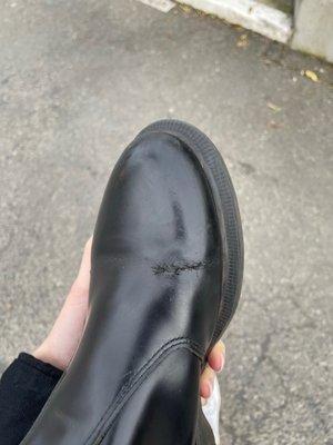 Shoe after repair