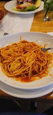 Linguine Crab Gravy. Very good but needed more Gravy and and portion was small for $19.95.