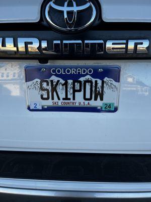 My new plates are awesome on my 4Runner