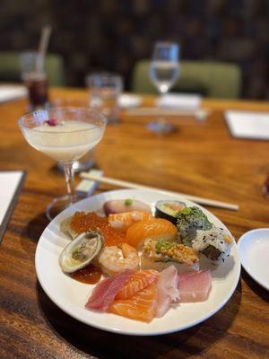 Zuma brunch - raw bar buffet plate