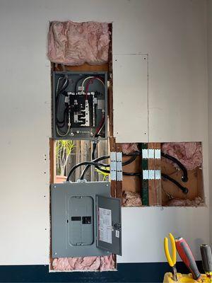 Sub-panel Installation