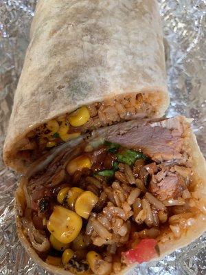 B.B.Q. Pork Burrito