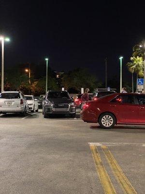 Beggars coming up to each car late at night frightening your customers!