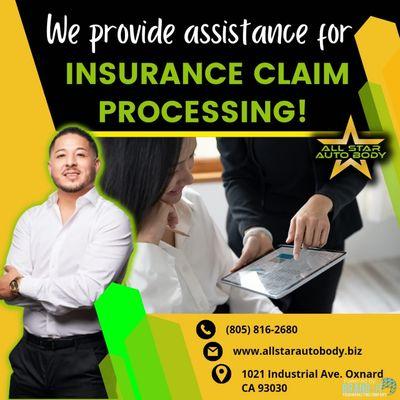 We provide assistance for Insurance Claim Processing!