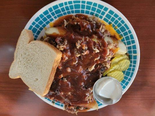 BBQ baked potato