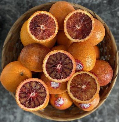 Blood oranges