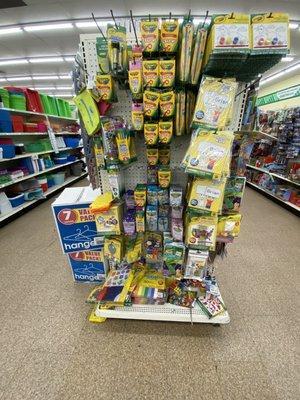 Crayola Brands at the Dollar Store