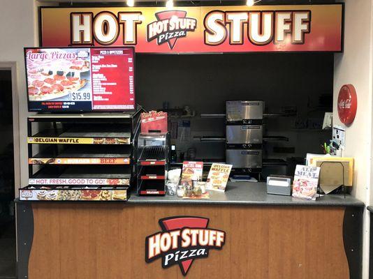 Pizza and Hot Foods Counter