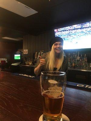 Best bartender!!! First time here and this place is bitchin'