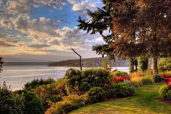 View from luxury home in Kirkland sold in 2011.