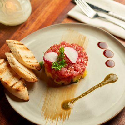 It's not just any tuna tartare, it's the tuna tartare from EL CARNIVAL