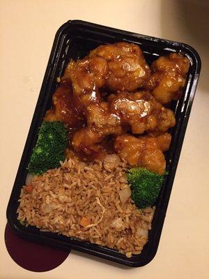 General tso's chicken for delivery- yum!