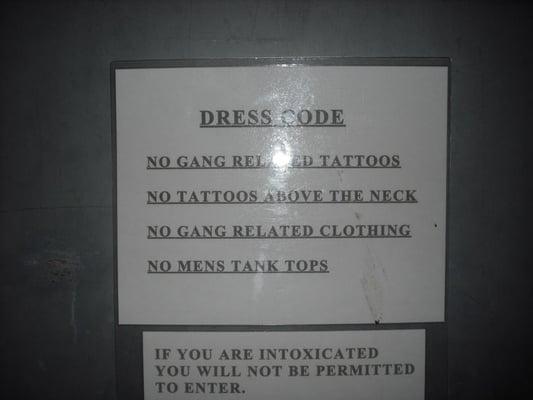 Wild Wooly's strict dress code