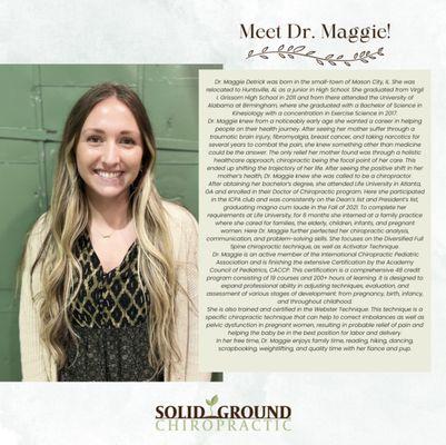 Meet Dr. Maggie!