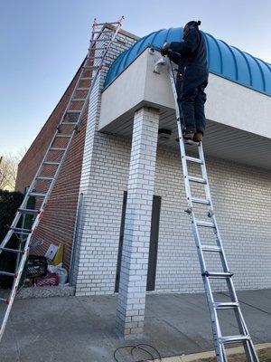 Security camera installation Whitestone queens NY CVS mall