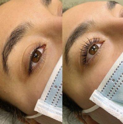 Eyelash Lift and Tint! Amazing results.