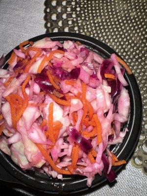 Side of pickleback slaw (vinegar based)