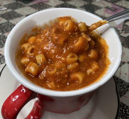 Large bowl of Lasagna Soup