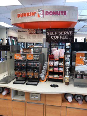 Dunkin Donuts coffee bar