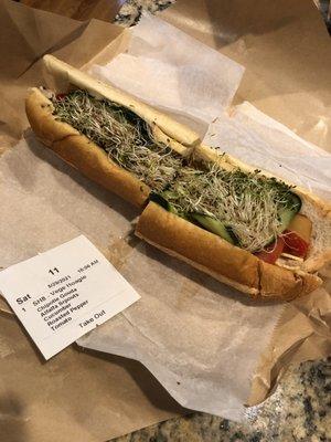 Vegetarian sub