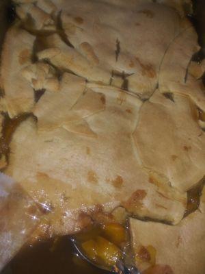 Peach cobbler