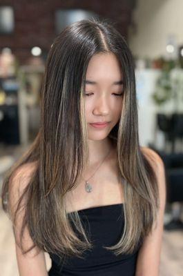 Long framing layers cut by Alex. Book online @ https://www.fresha.com/a/hair-club-20-arcadia-llc-arcadia-1-w-duarte-road-dxepaw9a/booking