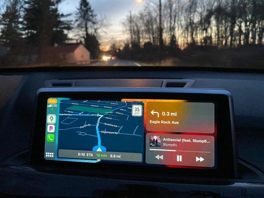 New CarPlay system install using existing monitor