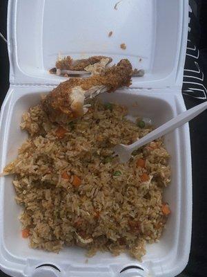 Chicken Only 8 Pc and chicken fried rice