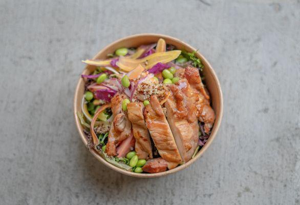 Seattle chicken teriyaki salad