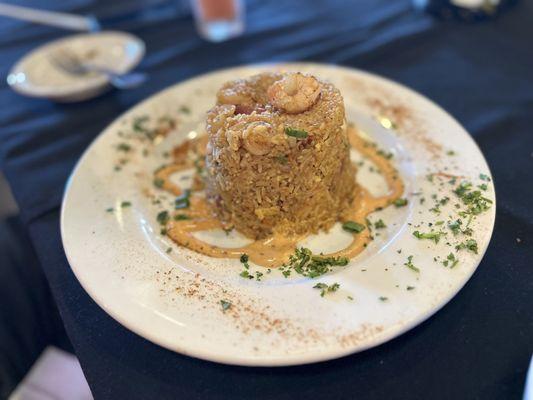 Cajun Fried Rice With Lobster and Shrimp