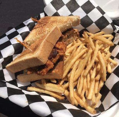 Nashville sandwich with fries. Great fries.