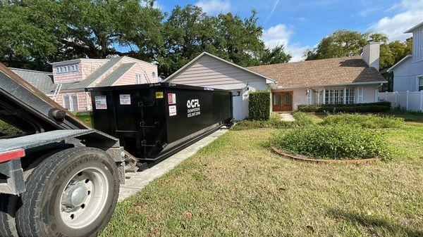 Residential dumpster rental