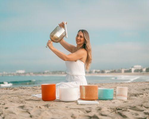 Sound Healing with Alchemy Crystal Singing Bowls