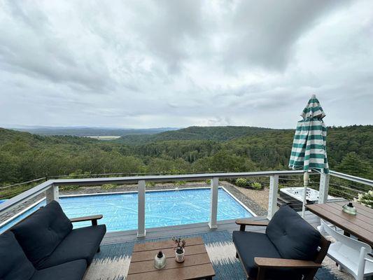 SwimKing has done it again. Gorgeous pool and spa tops off the perfect mountain retreat