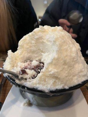 Milk shaved ice