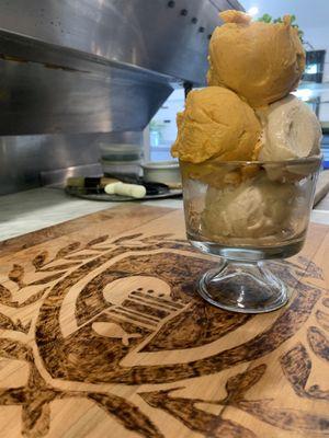 Seasonal: Pumpkin pie & Apple pie Gelato